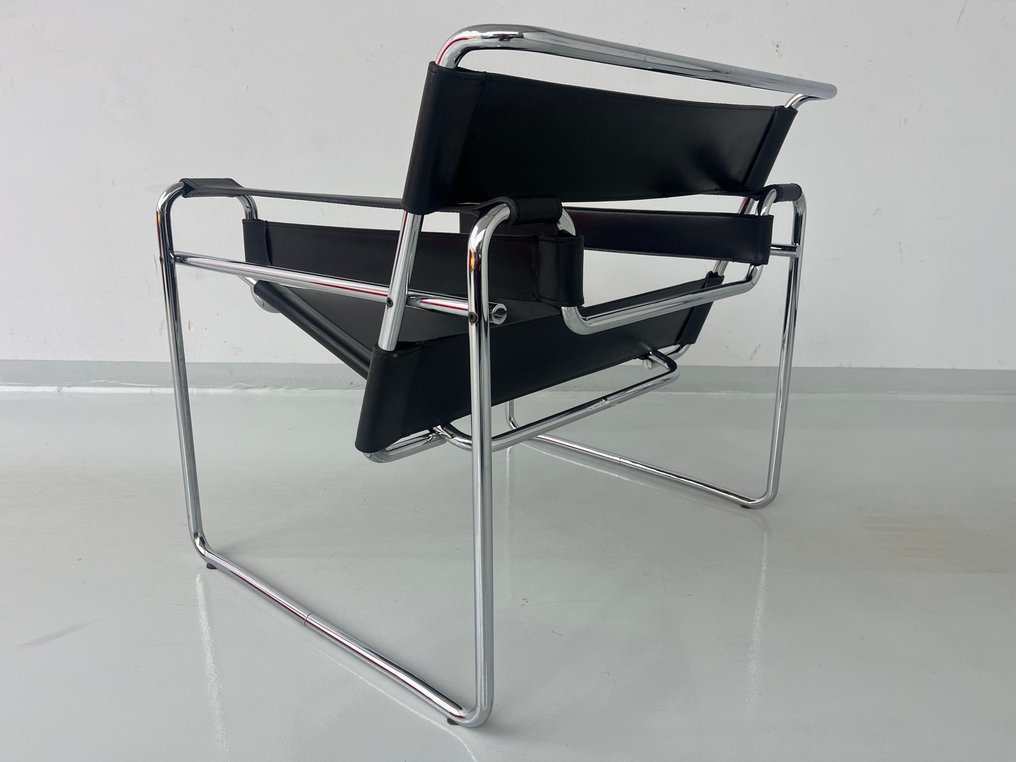Knoll - Marcel Breuer - Armstol - Wassily-stol - Læder #2.1