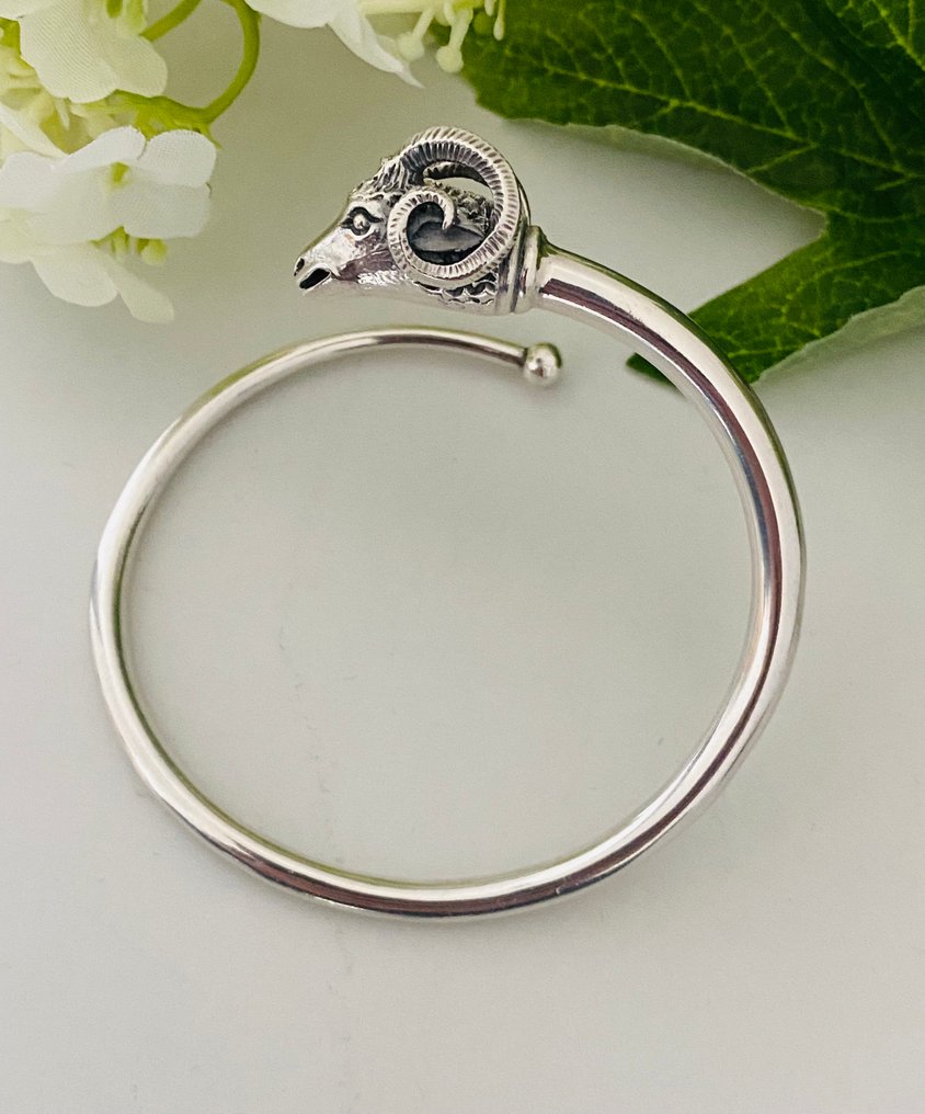 银, Arthus Bertrand (1888) - Art Deco - 法国 - 手镯 #1.0