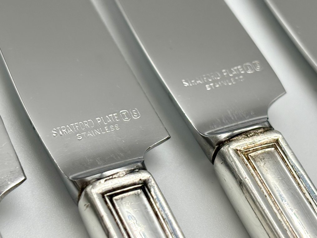 Stratford - Menümesser-Set (12) - Versilbert #3.2