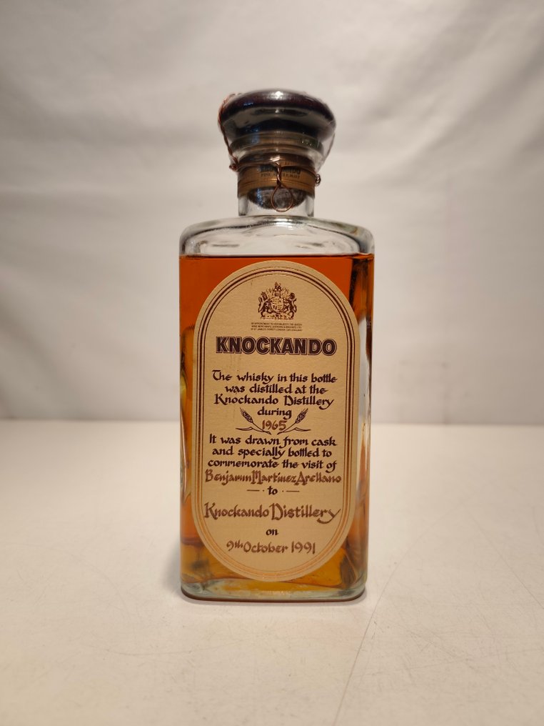 Knockando 1965 for Benjamin Martínez Arellano  - b. 1991  - 70 cl #1.0