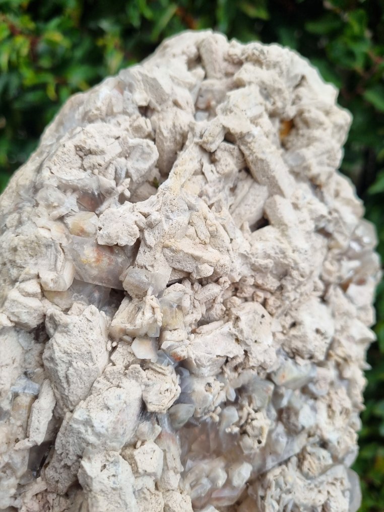 Rock crystal Big crystal cluster with Chlorite and coating. - Height: 200 mm - Width: 185 mm- 3078 g #2.1