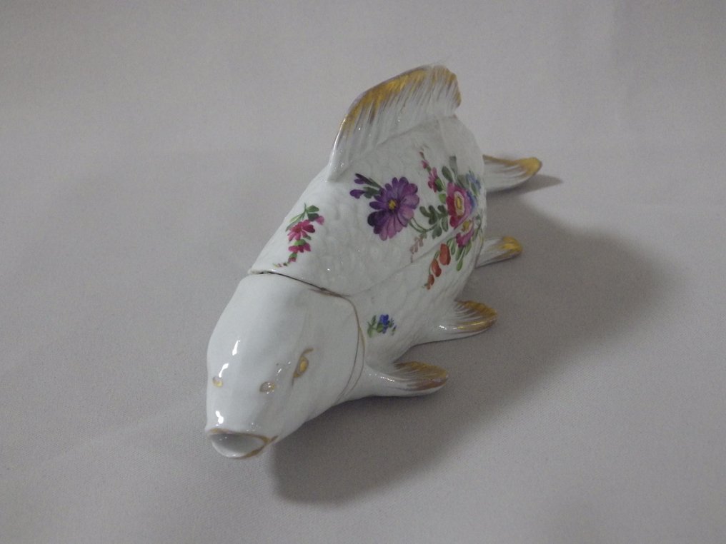 Schierholz & Sohn - 玩具人偶 - Poisson "boîte en porcelaine" - 瓷 #1.0