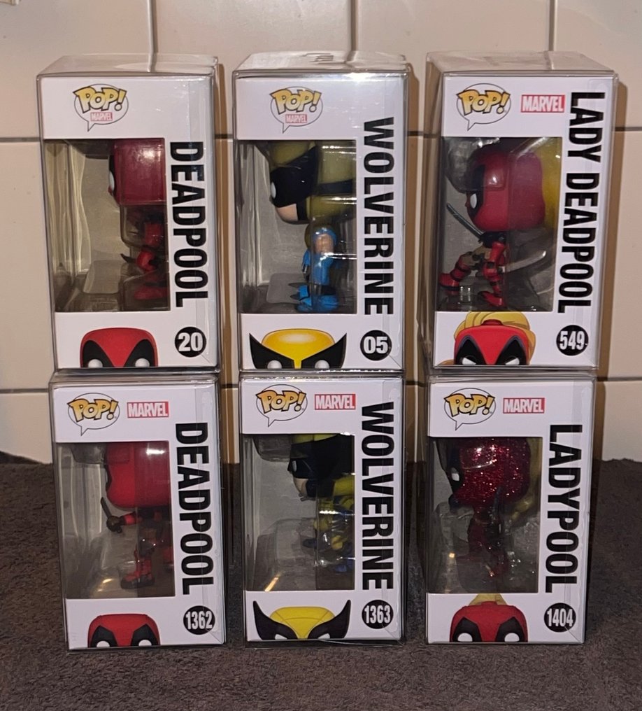 Funko  - Funko Pop Deadpool Bundel of 6 / Vaulted / specials - 2020+ - 中國 #3.2