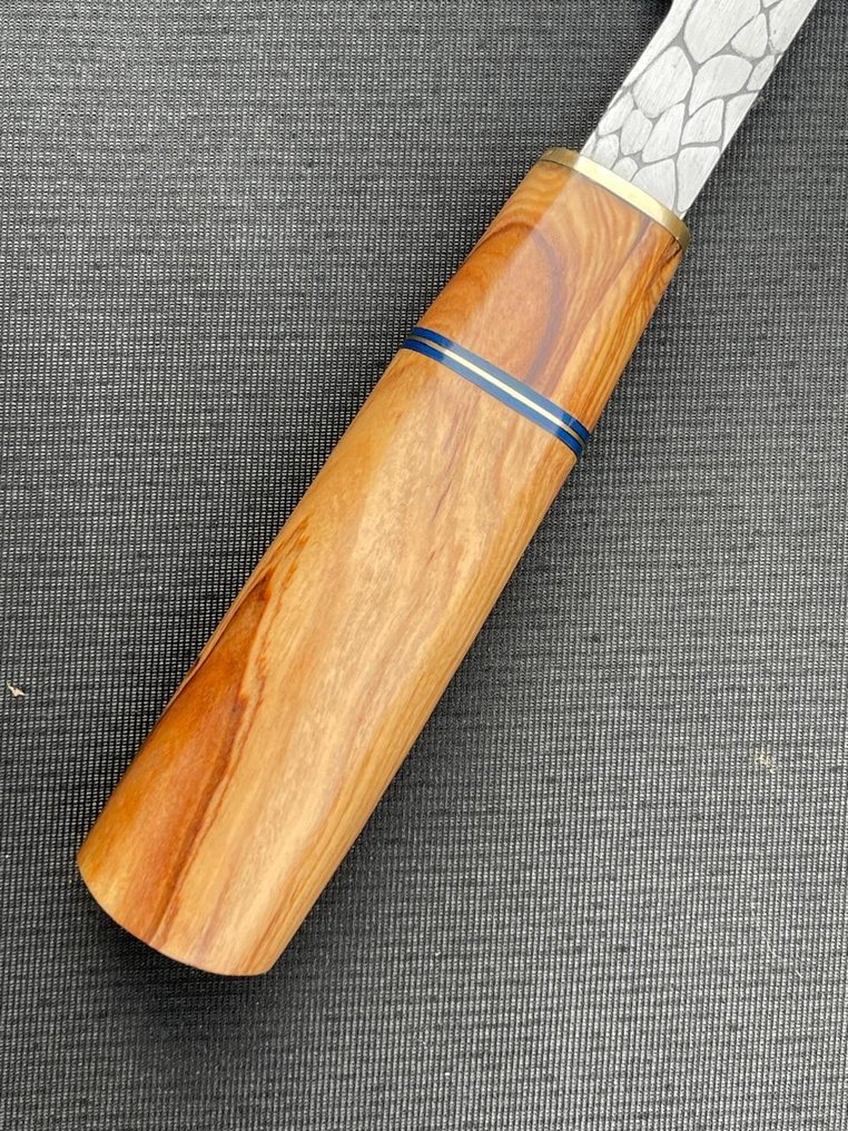 Custom Craft Knife - 餐刀 - 钢, 木 - R325 #2.1