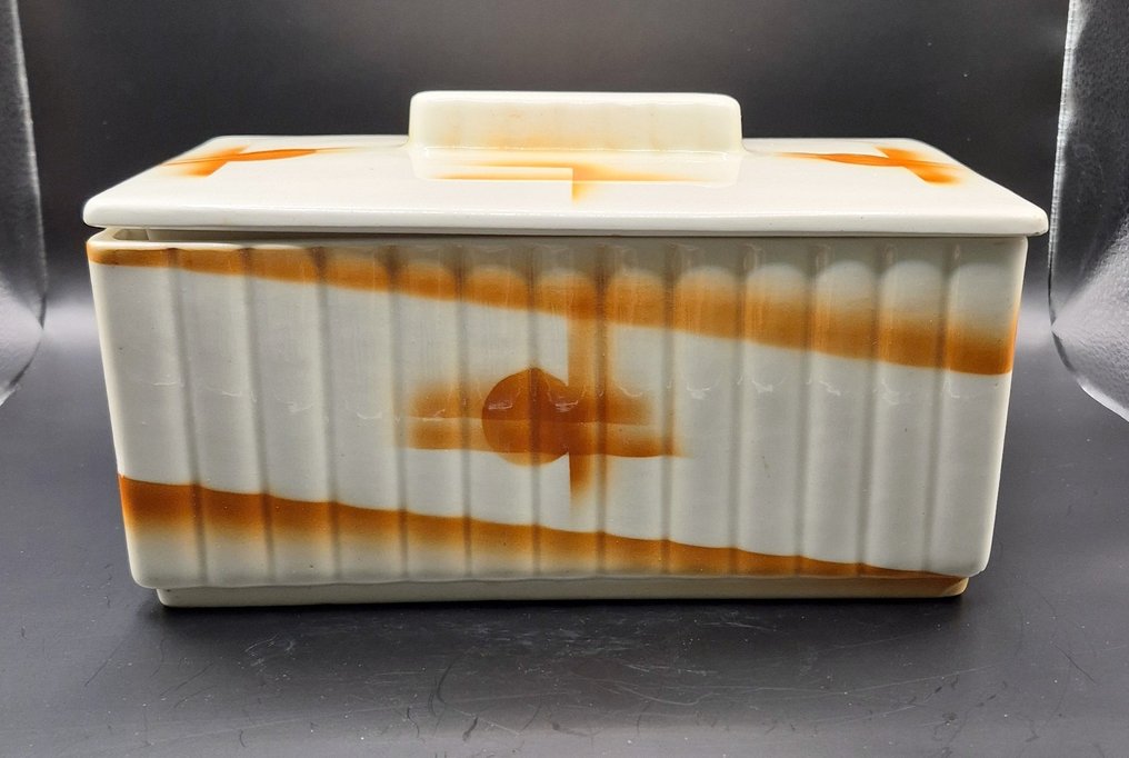 Spritzdekor-Annaburg Steingutfabrik AG Bauhaus - Can - Creamware #1.0