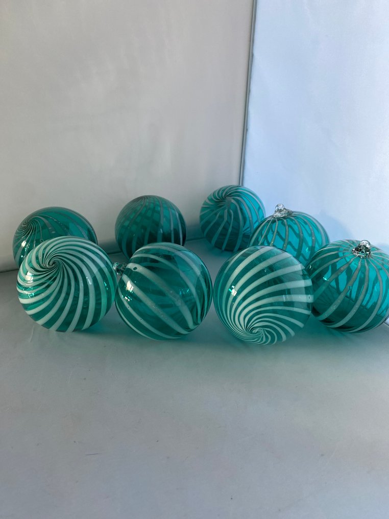 Χριστουγεννιάτικα στολίδια Murano (8) - χριστουγεννιάτικη μπάλα - Γυαλί - Οκτώ όμορφες χριστουγεννιάτικες μπάλες #4.3