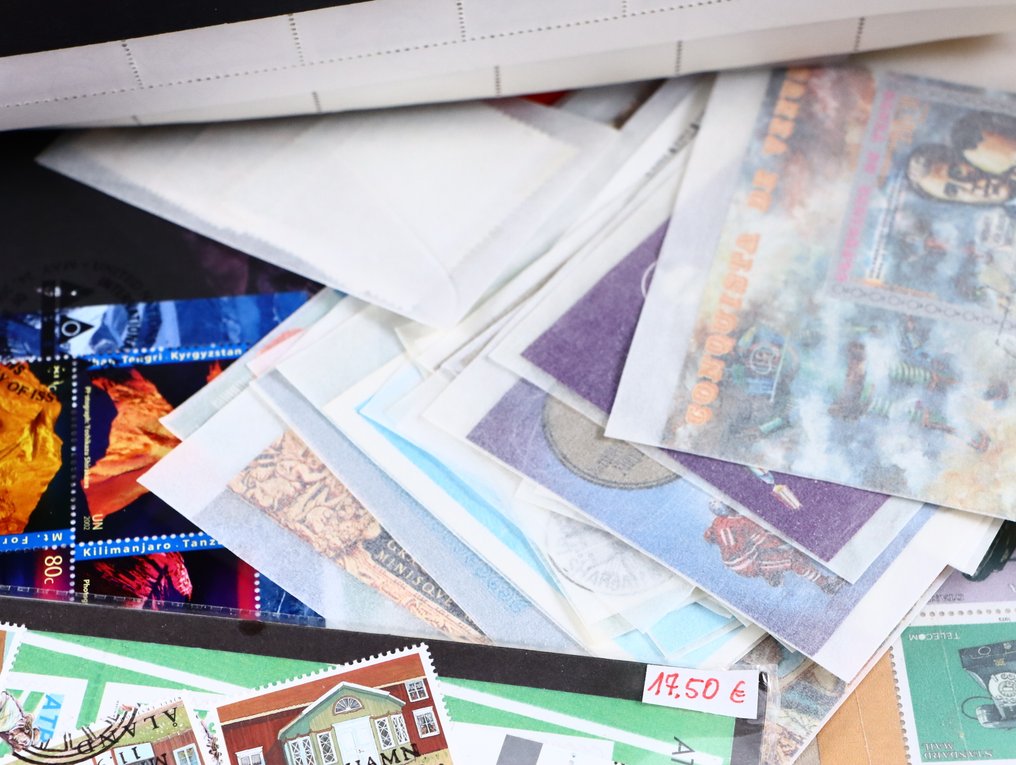 Verden  - Udstillingssamling af frimærker, bl.a. løse frimærker, fdc, småark osv. #4.3