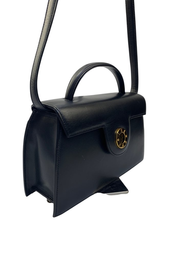 Givenchy - Black leather 2 Way Handbag - 挂肩式皮包 #2.1
