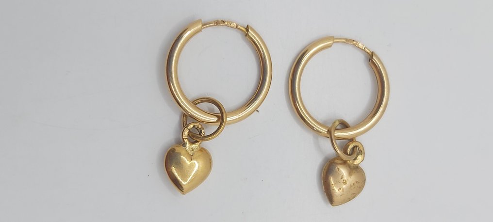 Nincs minimálár - Drop fülbevaló - 19,2 kt. Sárga arany #3.2