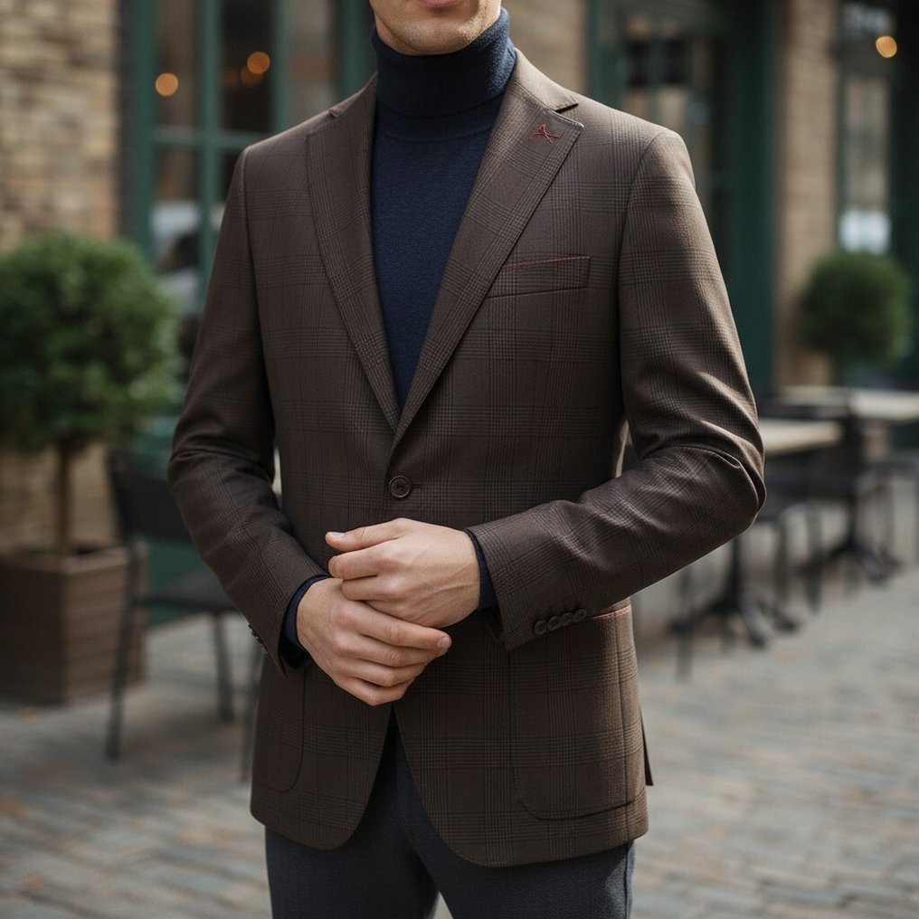 Luigi Melluso - NEW - Fabric by Vitale Barberis Canonico - 彩色運動上衣 - New with tags #1.0