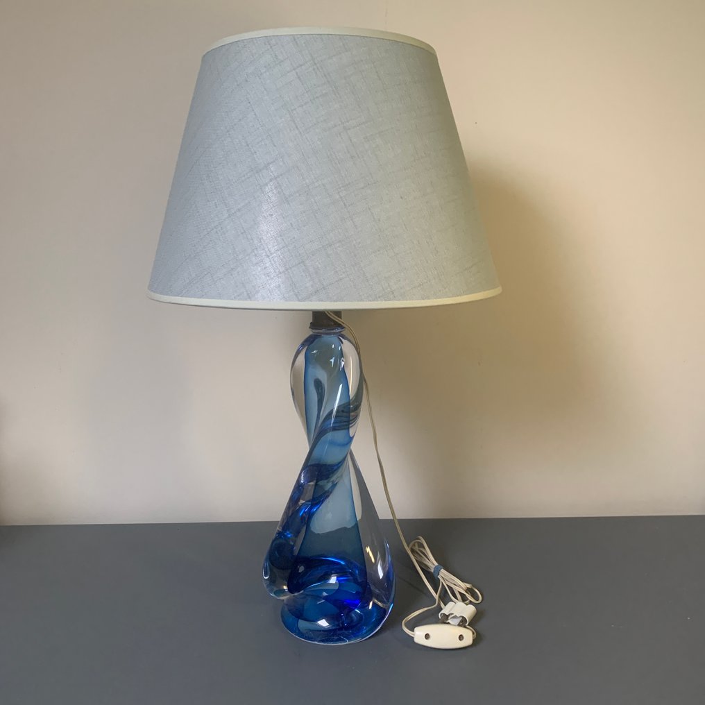 Val Saint Lambert - René Delvenne - Lampa - Kristall #1.0