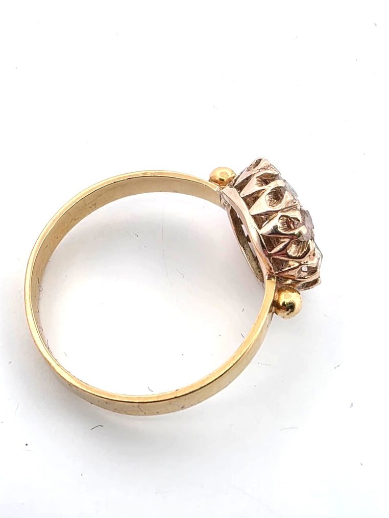 戒指 - 18K包金 黄金 -  0.70ct. tw. 钻石 (天然)  #4.3