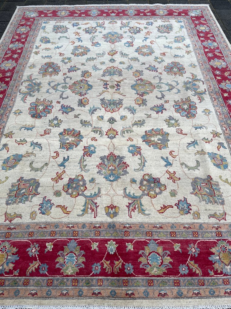 Afghan semi-modern Ziegler carpet - new - unused - hand-knotted - wool - new - Carpet - 359 cm - 269 cm #1.0