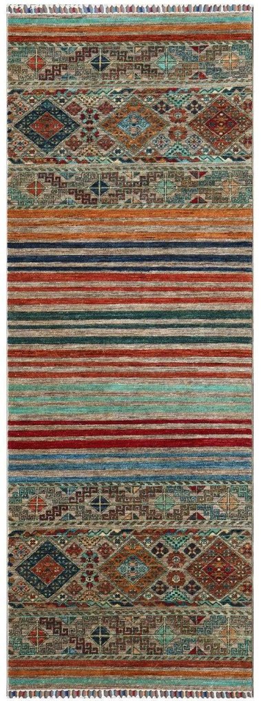 撒马尔罕 - 法拉汗 - 新 - 小地毯 - 237 cm - 86 cm #1.0