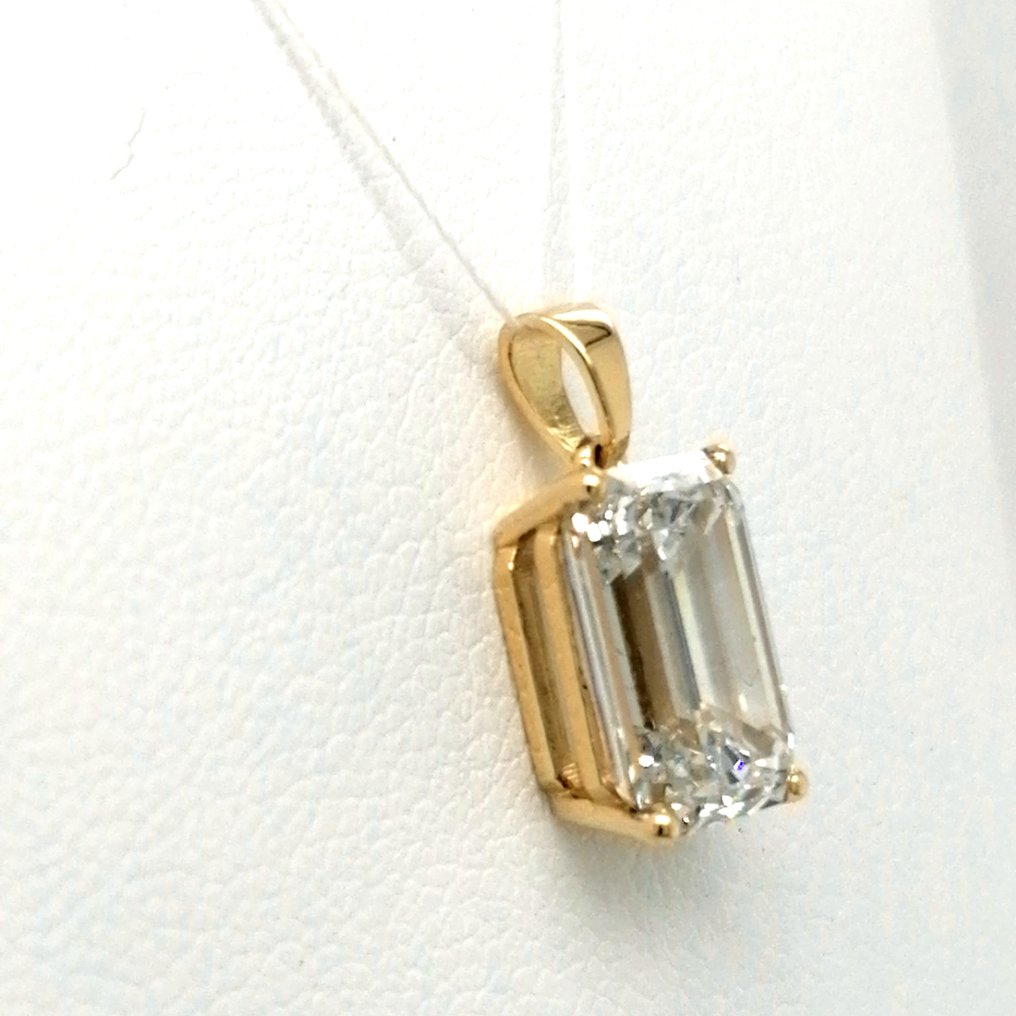 Sans prix de réserve - Pendentif - 18 carats Or jaune -  3.01ct. tw. Diamant (Cultivé en laboratoire) - E VS1 #3.2