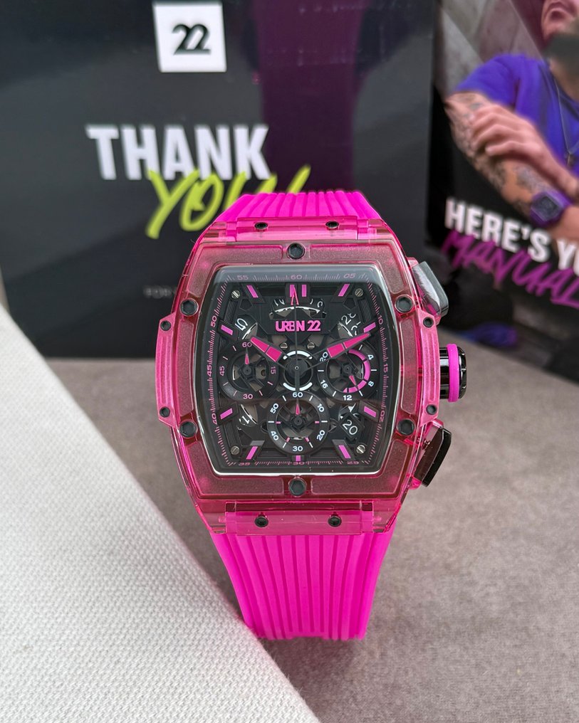 URBN22 - VIBRANT PINK - Zonder Minimumprijs - NITRO Chronograph Date - Heren - 2020+ #3.2