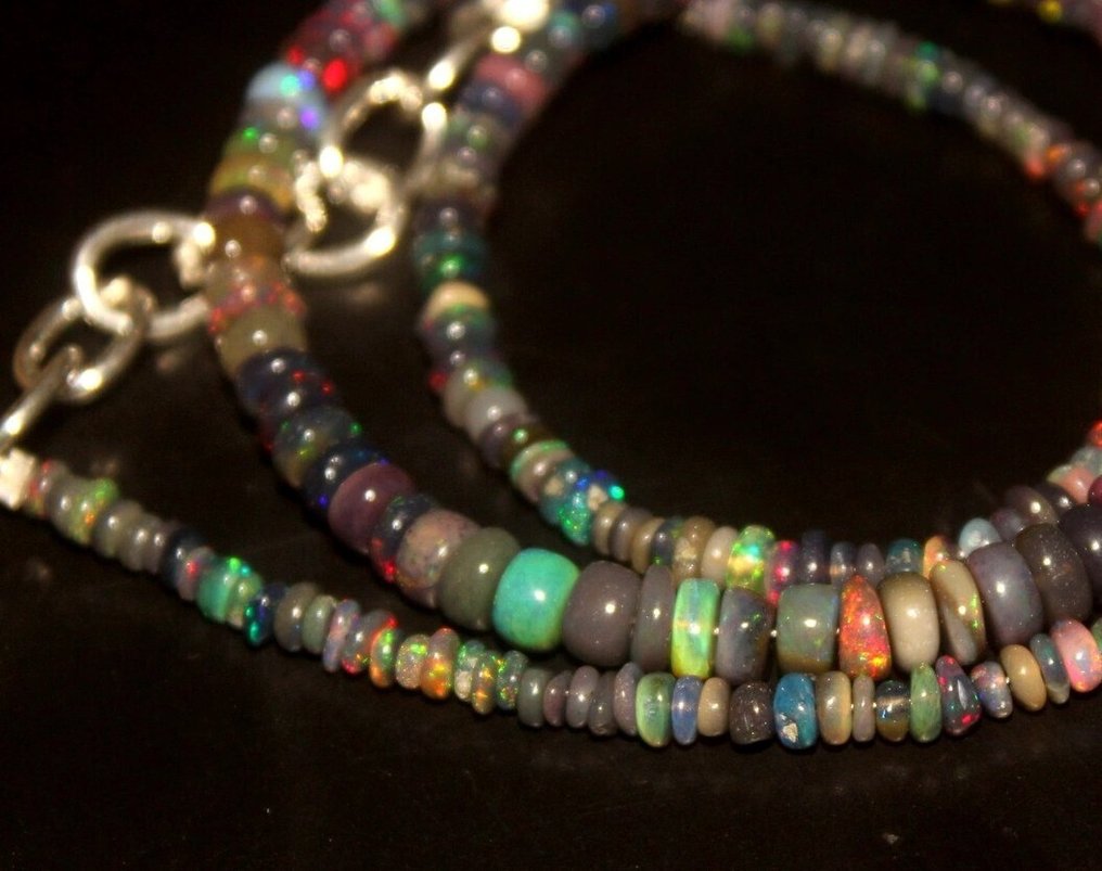 42 克拉 - 天然黑欧泊 珠子- 8.4 g #2.1