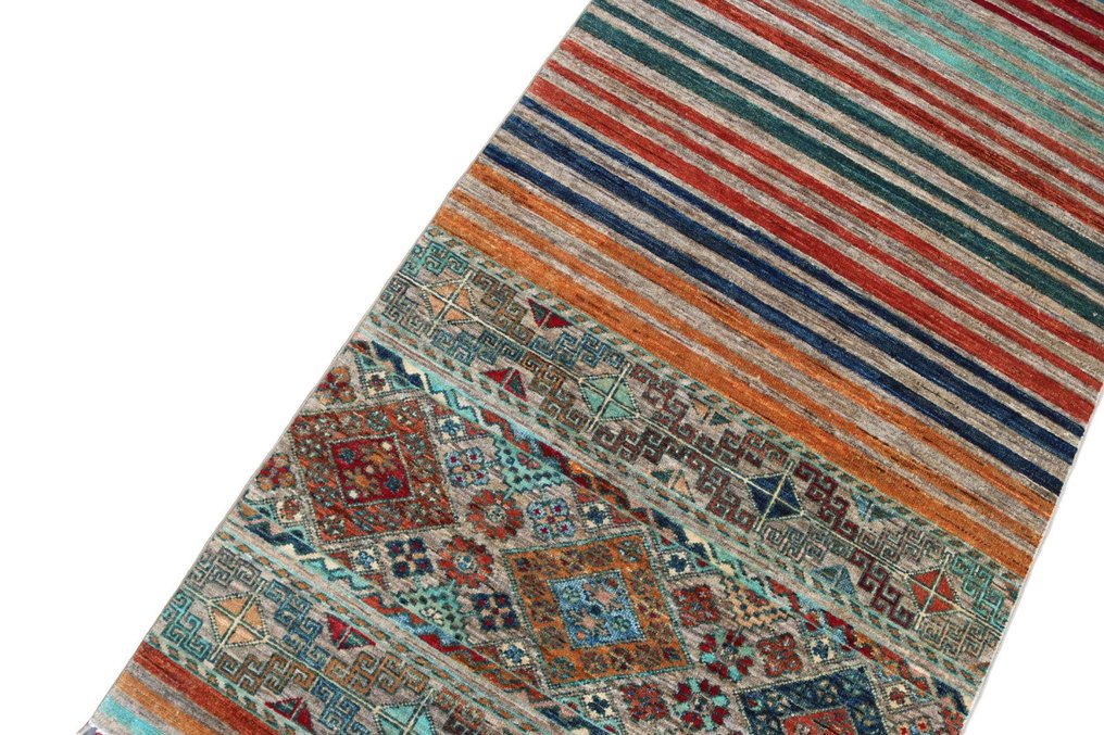 撒马尔罕 - 法拉汗 - 新 - 小地毯 - 237 cm - 86 cm #4.3