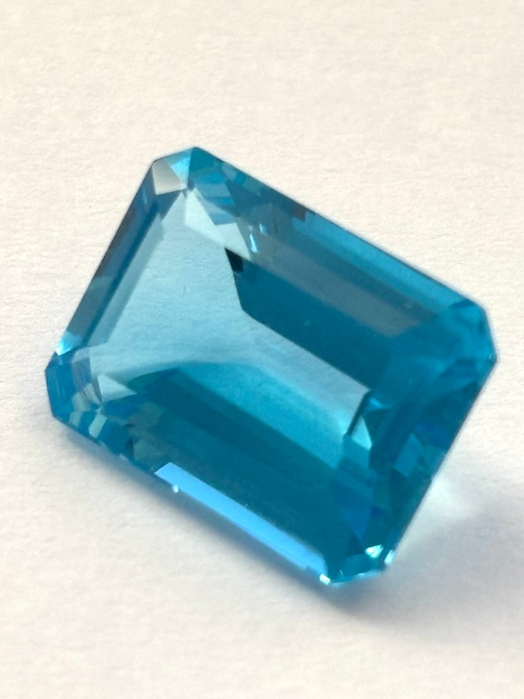 没有保留价 - 1 pcs  蓝色 黄宝石  - 8.13 ct - 西班牙宝石学院（IGE） #3.2