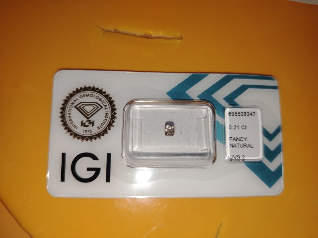 2 pcs Διαμάντι  (Φυσικό)  - 0.40 ct - Κούσιον - VVS2, SI1 - International Gemological Institute (IGI) #2.1