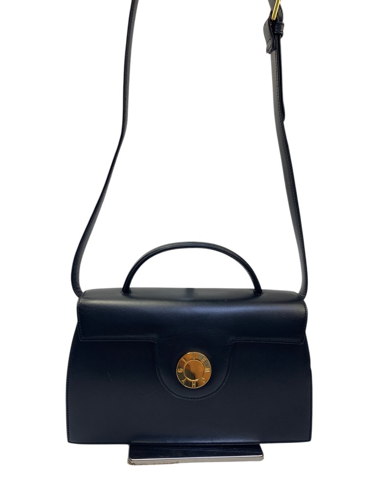 Givenchy - Black leather 2 Way Handbag - 挂肩式皮包 #1.0