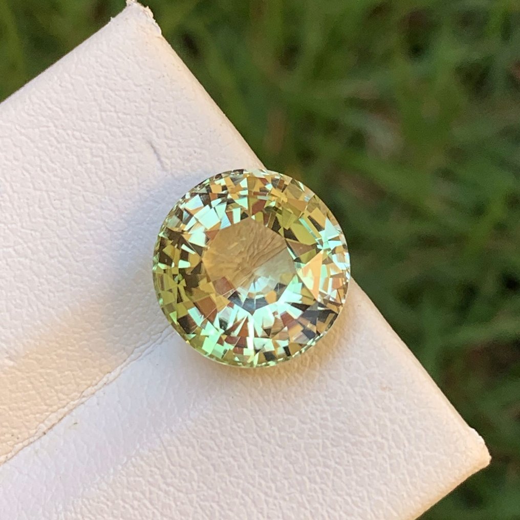 沒有保留價 - 1 pcs 綠色, 黃色 電氣石 - 5.68 ct - 國際寶石學院(International Gemological Institute (IGI)) #4.3