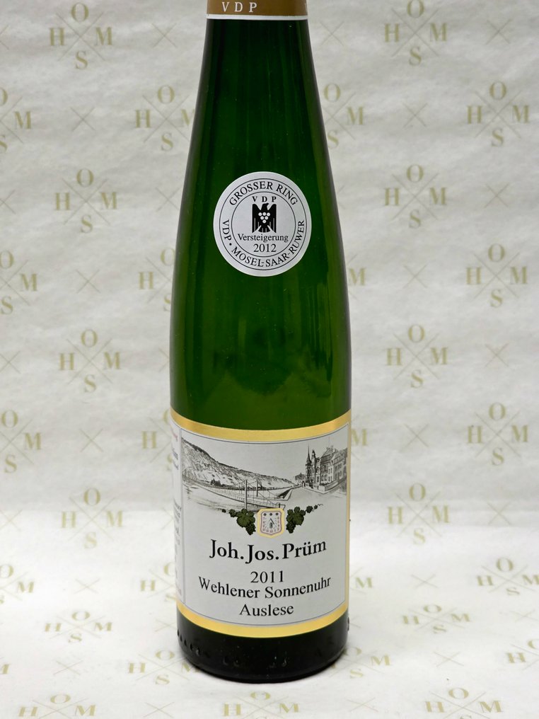 2011 Joh. Jos. Prüm, VDP Auctioned in 2012, Wehlener Sonnenuhr Goldkapsel - Mosella Auslese - 1 Mezza (0.375L) #2.1