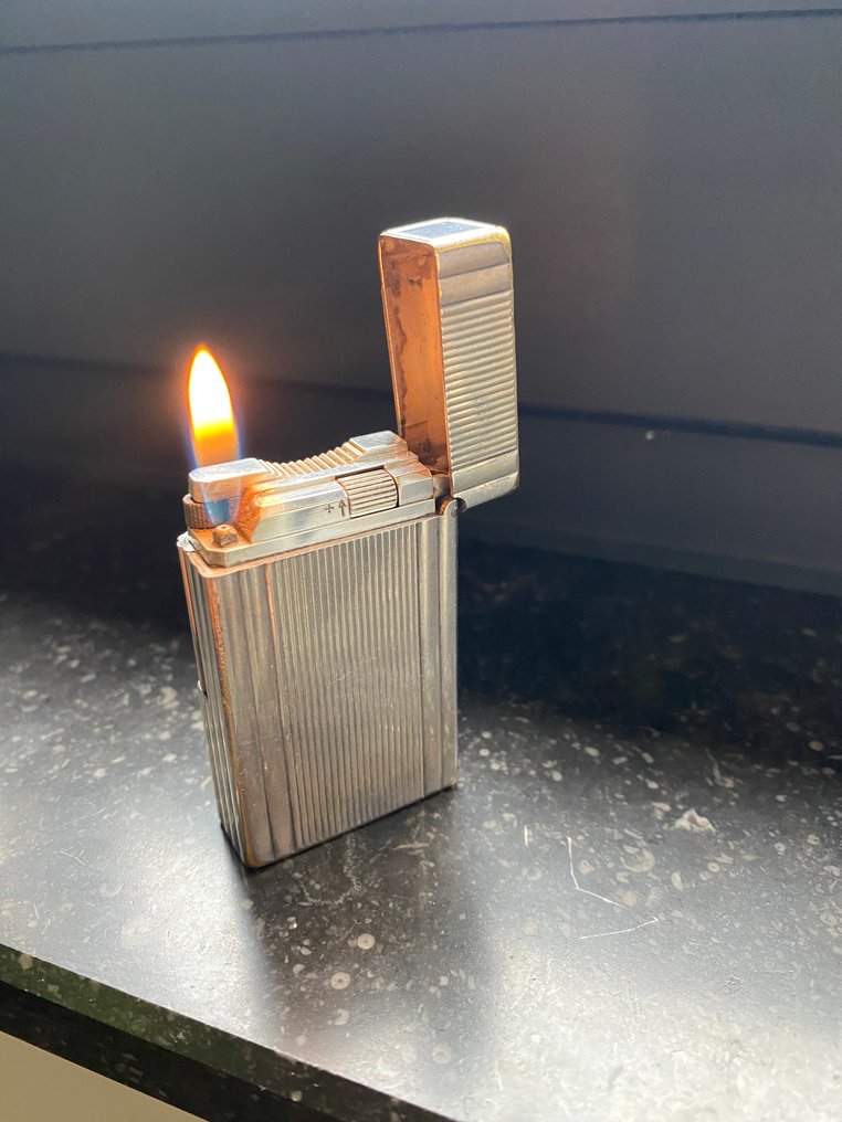 S.T. Dupont - Line 2 - Sin precio de reserva - Mechero - Bañado en plata #1.0