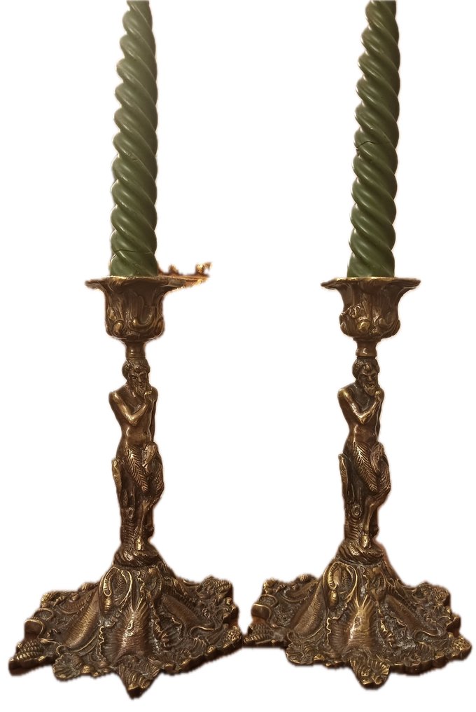 Candelabrum (2) - bronz - Fauno #1.0
