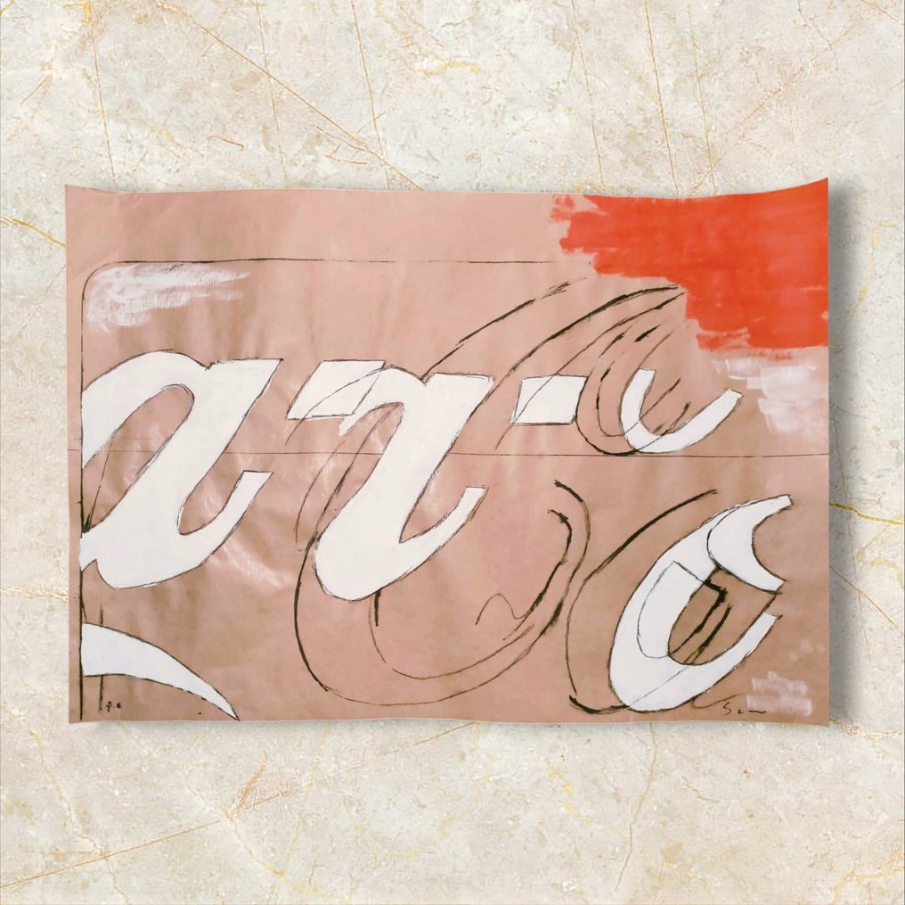 Mario Schifano (1934-1998) - Propaganda - particolare #4.3