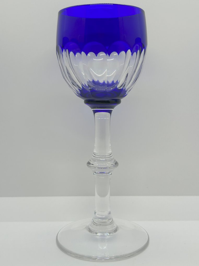 Saint Louis - Chalice (6) - Bristol - Crystal - Cobalt blue #3.2