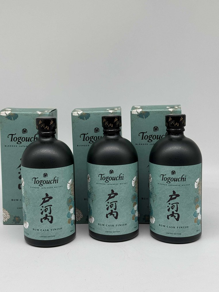 Togouchi Rum Cask Finish Limited Edition - 70 cl - 3 botellas #1.0