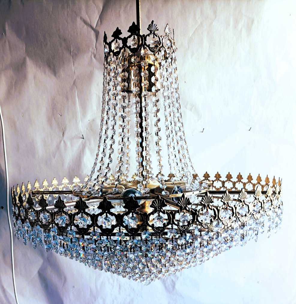 吸顶灯 - 吊灯 Ø63，10个光点 - 镀金黄铜, 镀金青铜 #2.1