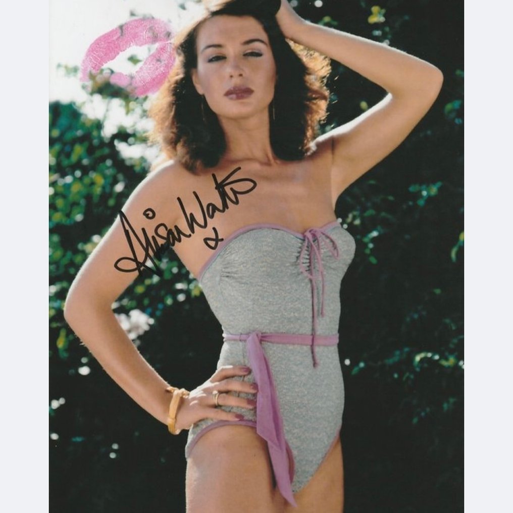 James Bond 007: For Your Eyes Only - Signed by Alison Worth (Pool Girl) - WITH RARE LIPSTICK KISS! #1.0