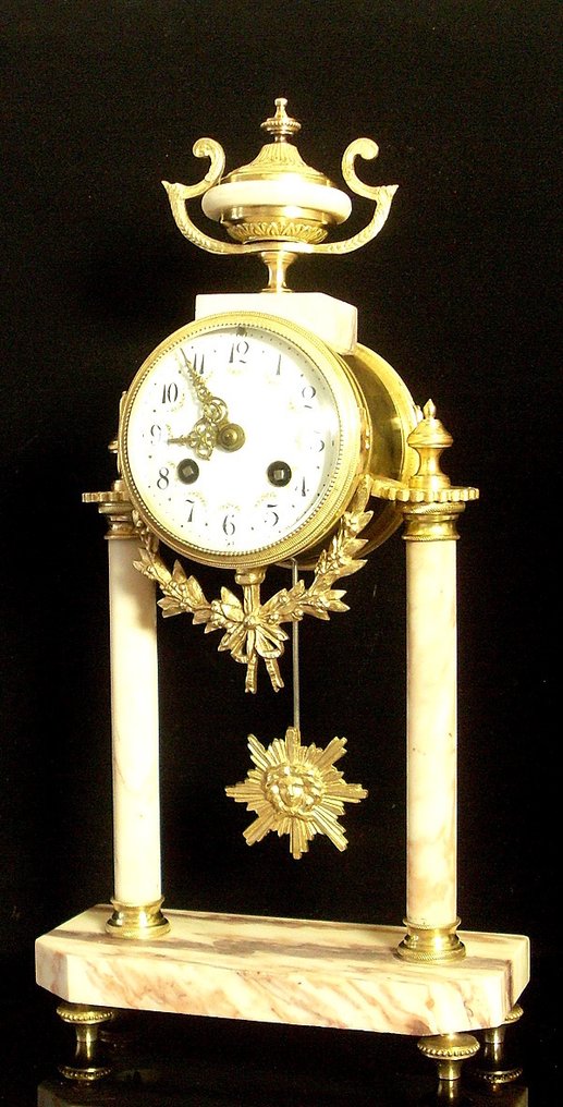 壁爐鐘 路易十六風格 - 铜鎏金 - 1850-1900 #4.3