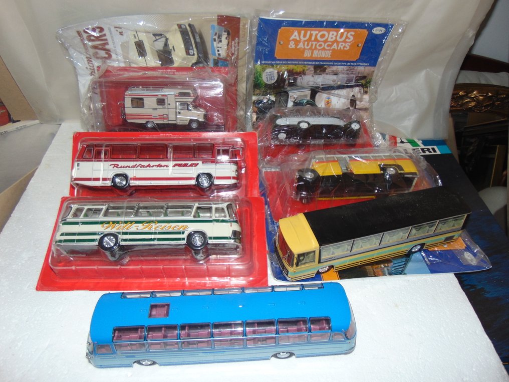 Hachette 1:43 - Modell busz  (7) - Autobus miniature  / autocars de collection / camping-car 1/43 #1.0