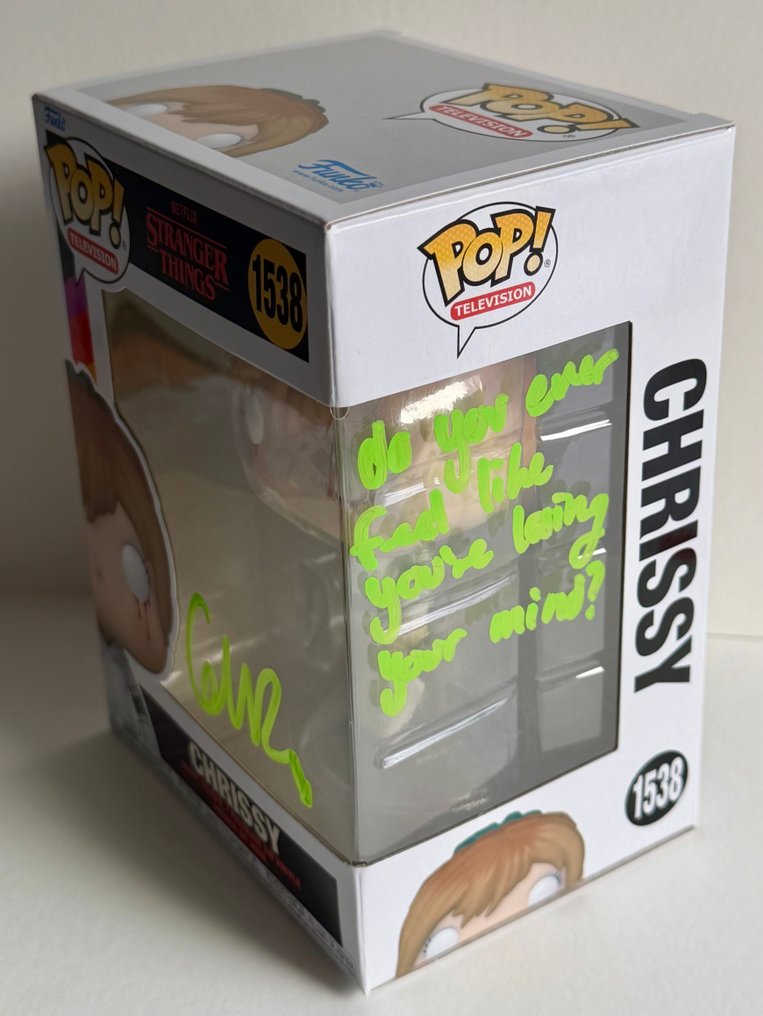 怪奇物語 - Grace Van Dien (Chrissy Cunningham) Funko Pop, signed + Certificate of Authenticity #1.0
