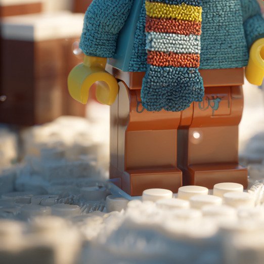 Shayer - LEGO Snow Adventure - XL - 60x80cm - 1/1 Limited Edition #4.3