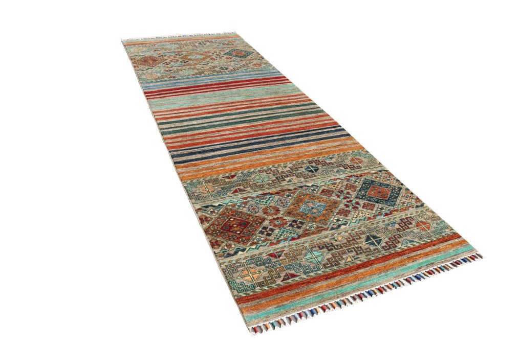 撒马尔罕 - 法拉汗 - 新 - 小地毯 - 237 cm - 86 cm #2.1