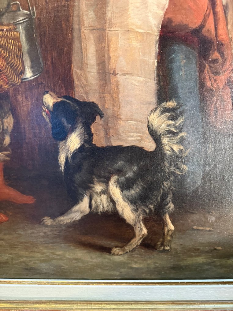 Angelo Inganni (1807–1880), Attrib. - Il parroco in visita #3.2