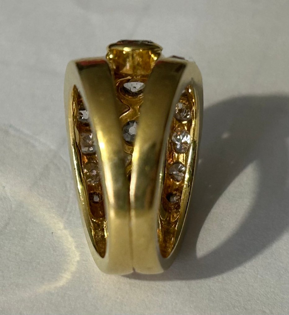 Gyűrű - 18 kt. Sárga arany -  2.37ct. tw. Gyémánt (Természetes) - Gyémánt #4.3