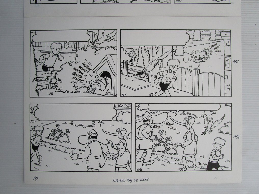 Studio Jef Nys - 1 Original page - Jommeke 36 - Neuzen bij de vleet - 2004 #2.1