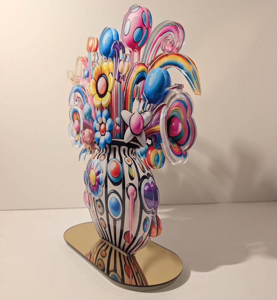 Διακοσμητικό στολίδι - Ιταλία - βάζο ρίγες #3.2