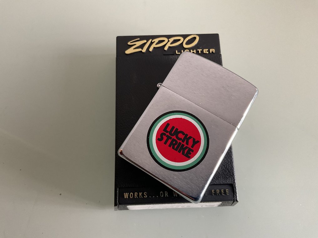Zippo - Encendedor zippo Lucky Strike 1989 - Αναπτήρας τσέπης - chrome #1.0