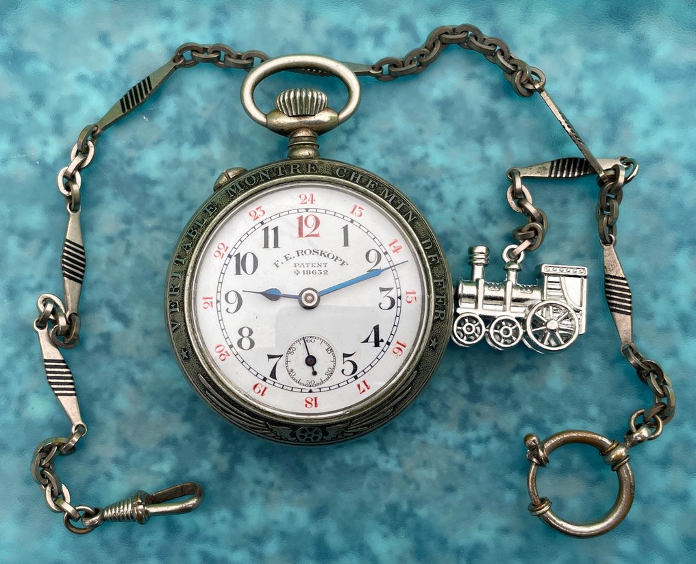 Roskopf - No Reserve Price - F E ROSKOPF patent 18632 - Men - 1920 #1.0