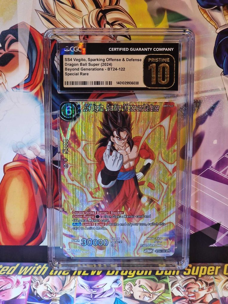 Bandai Graded card - Dragon Ball - Vegito Beyond Generations - BT24-122 SPR Foil, Alternate art, Full art - CGC Pristine 10 #1.0