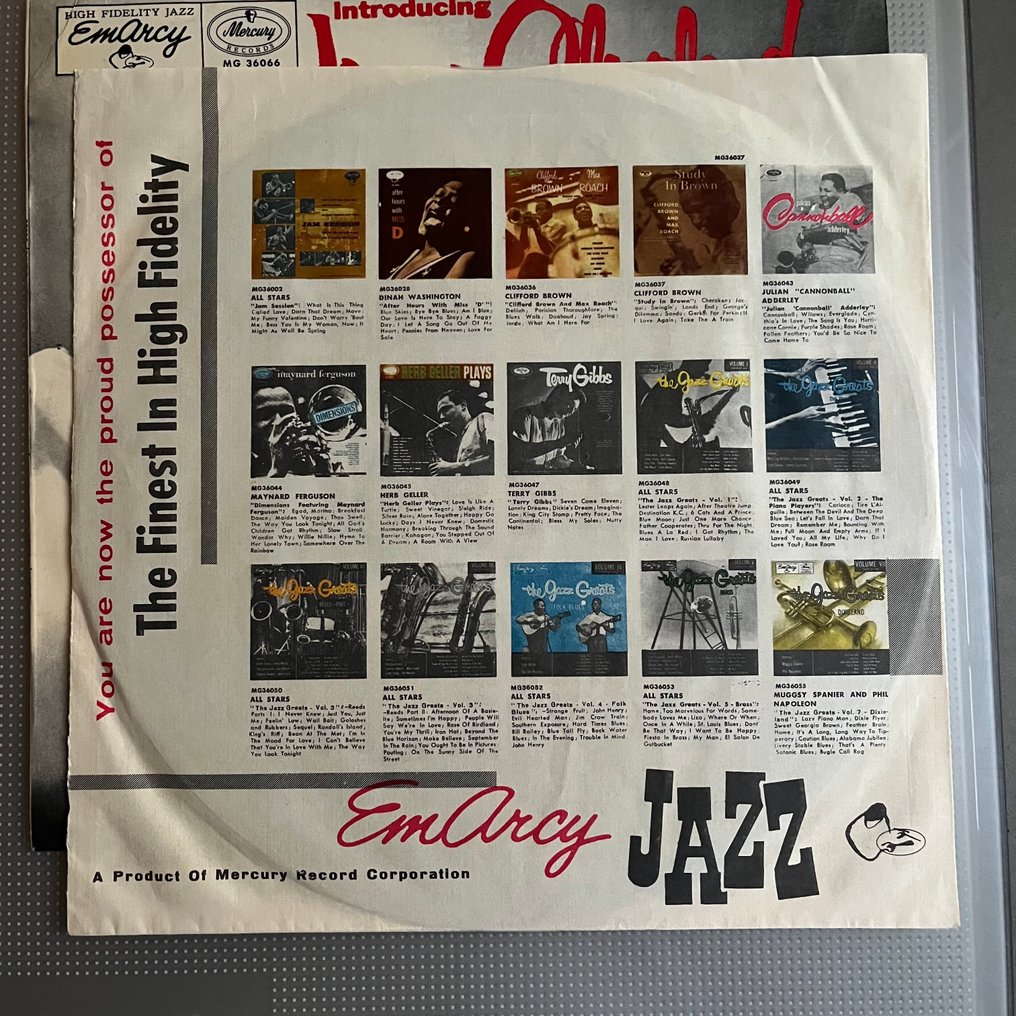 Jimmy Cleveland - Artisti vari - Introducing Jimmy Cleveland; Tops On Trombone - Titoli vari - Album LP (più oggetti) - 1958 #3.2