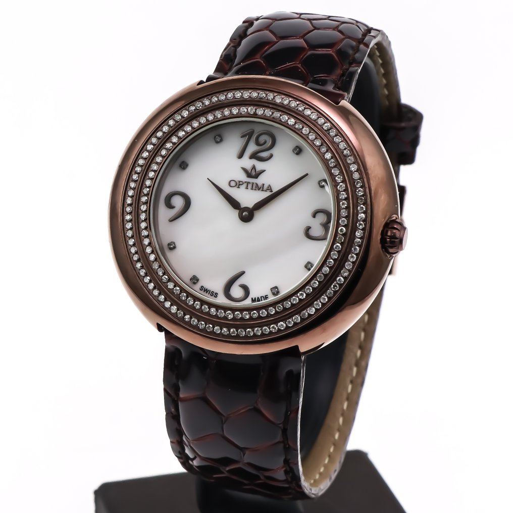 Optima - Diamond Swiss Watch - OSL263-CL-D-7 - 没有保留价 - 女士 - 2010-2020年 #2.1