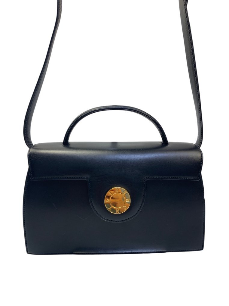 Givenchy - Black leather 2 Way Handbag - 挂肩式皮包 #1.0