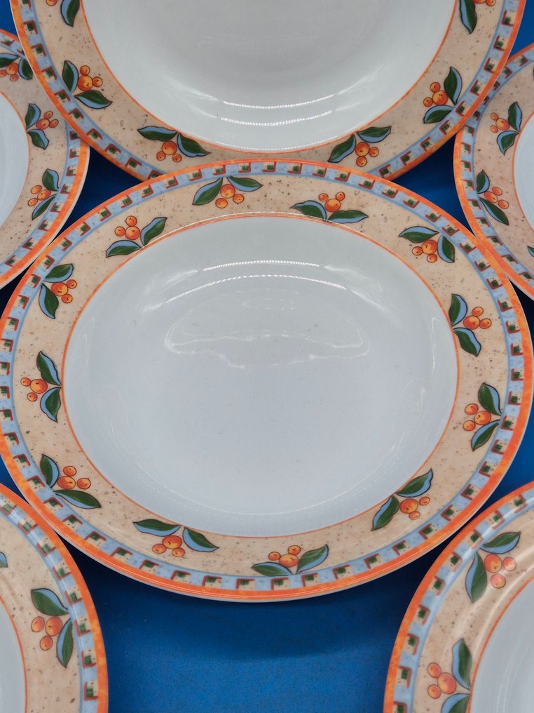 Dinner set - Gallo Design (Villeroy & Boch Group) – „Naranja / Switch 4“ – Porzellan-Servierschale mit 6 - Porcelain #4.3